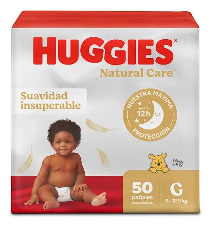 Pañales Huggies Natural Care Etapa 3/g X 50uni Multicolor