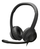 Audífonos / Diadema Con Micrófono Logitech Usb Headset H390 Negro