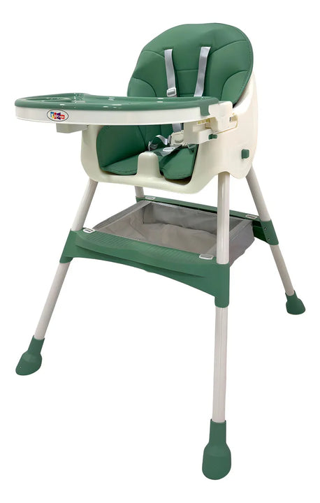 Silla De Comer 3 En 1 Kidshop Cy006 Plegable Green