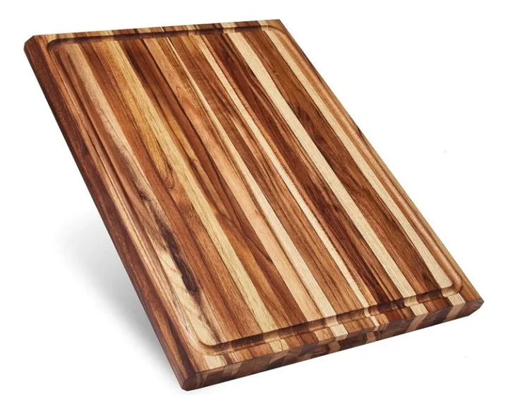 Tabla Teca Servir Cortar 40x28cm Cera Abeja 40x28 Cera Abeja