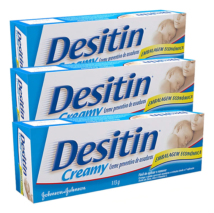 Johnson & Johnson Crema protectora para bebé - Crema - Pack - 3
