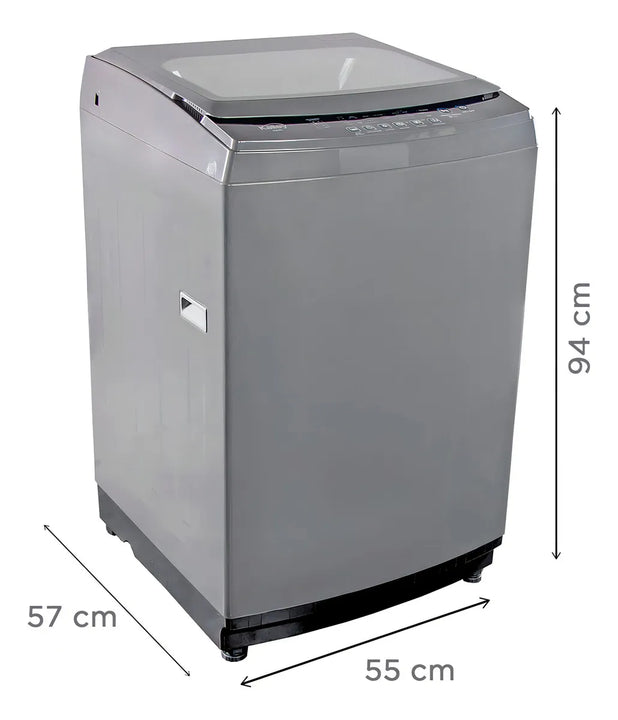 Lavadora Digital Kalley K-ld12ge Carga Superior 12 Kg Gris