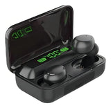 Fone de ouvido in-ear sem fio TWS F9-5 BTH-F9-5 negro