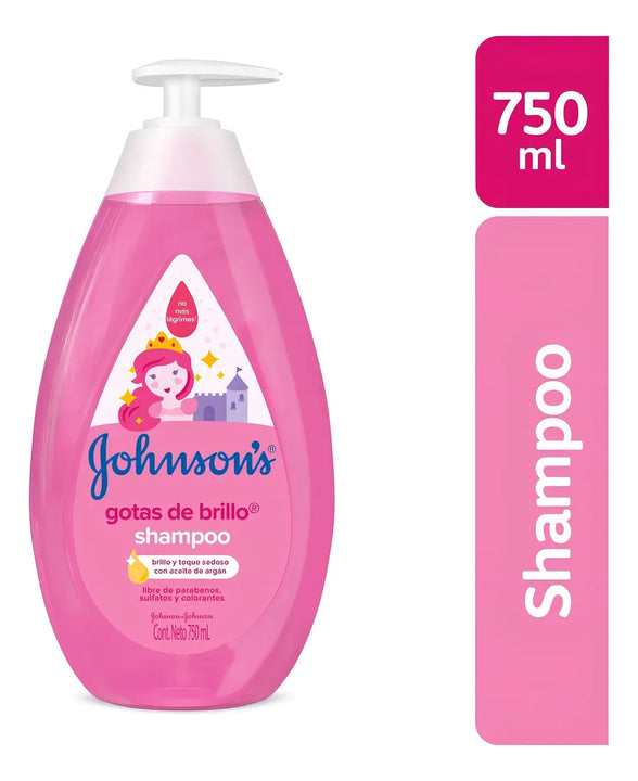 Shampoo infantil johnson's gotas de brillo 750 mL