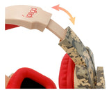Audifonos Gamer Diadem Jack Usb Led Militar Gaming Economico