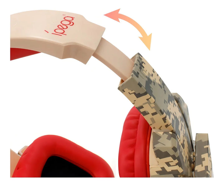 Audifonos Gamer Diadem Jack Usb Led Militar Gaming Economico