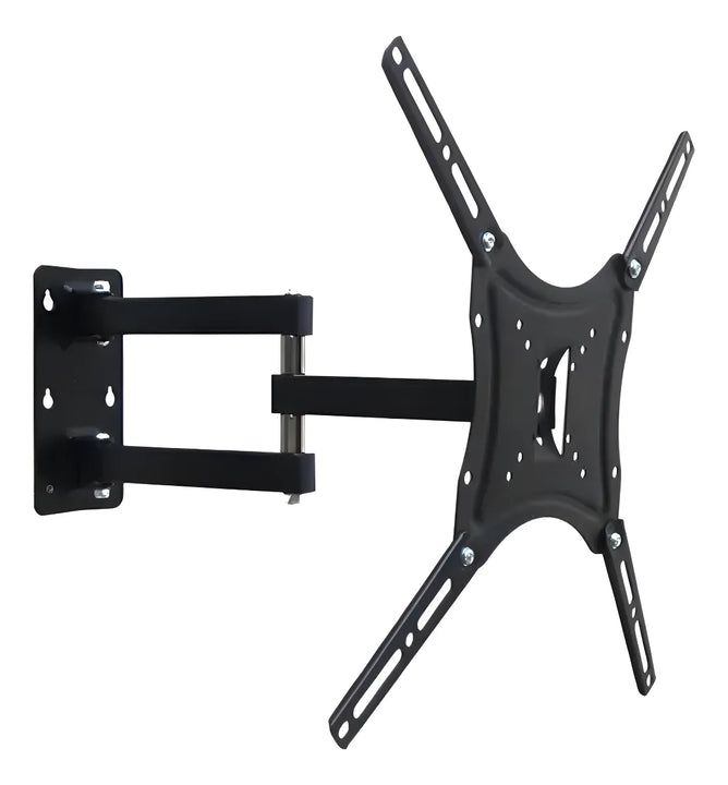 Soporte Tv Brazo Home Desing - 117B-2 14 a 55 Pulgadas Peso Max 50kg Color Negro