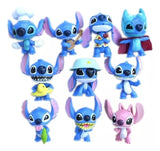 Set 10 Figuras Lilo Y Stitch De La Pelicula Juguete Muñecos