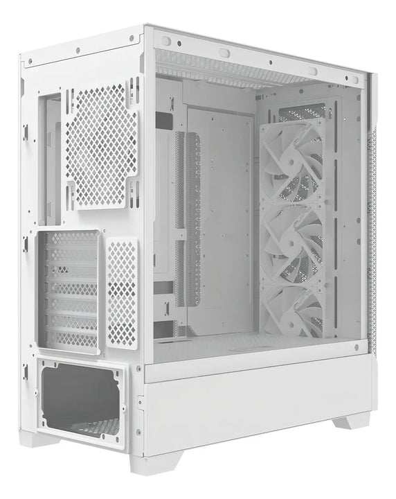 Gabinete Xpg Starker Air Btf Wh Cristal Templado Argb Led Color Blanco