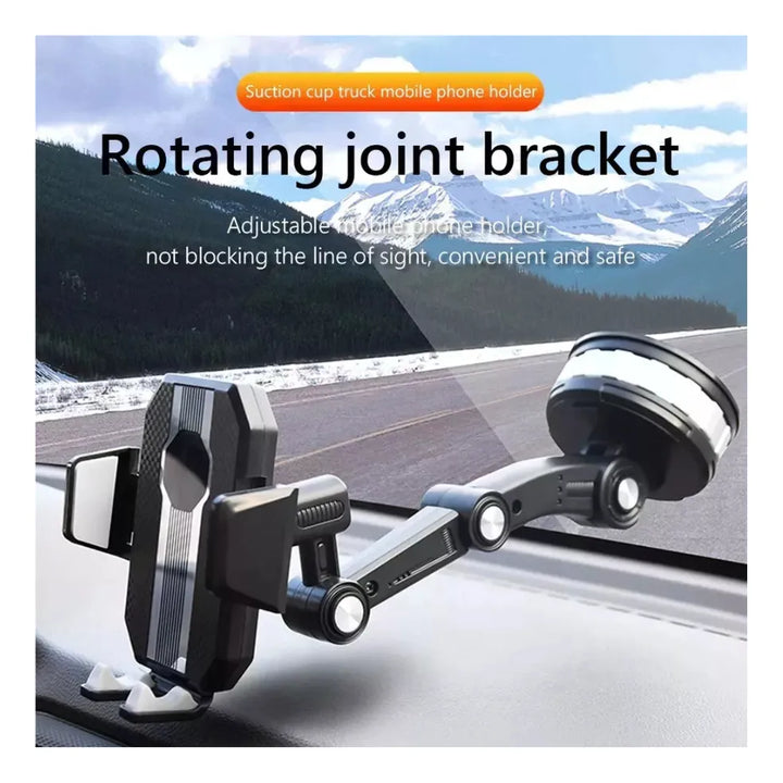 Soporte Dr 005 Para Celular, Carro Chupa Extensor Negro