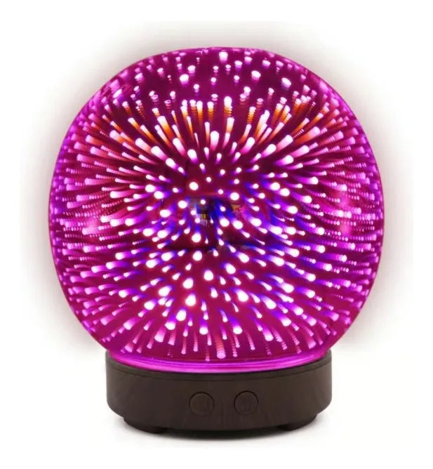 Difusor De Aromas Humificador Y Lampara Led - Blanco