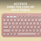 Logitech Combo Bluetooth: Teclado K380s + Mouse M196, Rosa