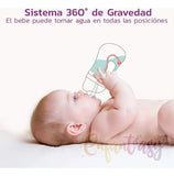 Vaso Pitillo Antiderrame Color Rosado