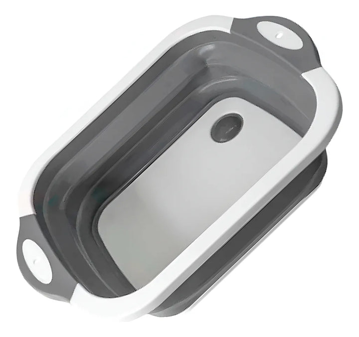 Tabla de cortar plegable de silicona, 2 unidades, para lavar verduras