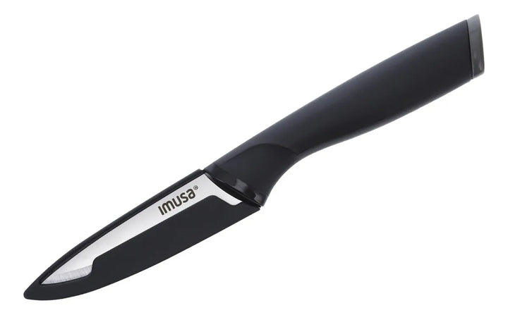 Cuchillo Para Pelar 9cm Imusa Talent Acero Inoxidable Color Negro