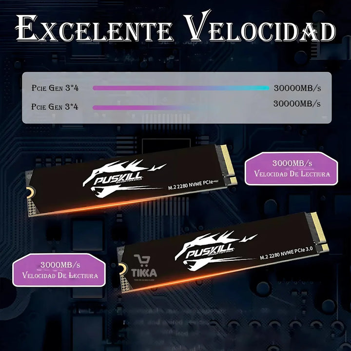 Ssd Nvme Disco Duro Solido 512 Gb M2 2280 Laptop Computacion