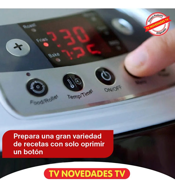 Freidora Digital 7 En 1 Cocinar Sin Aceite - Molino Health F Blanco