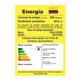 Estufa A Gas Natural 2 Puestos Challenger/vidrio Templado Color Negro