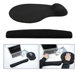 Practico Combo Descansa Brazo - Pad Mouse En Gel Negro