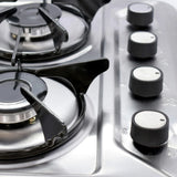 Estufa Empotrar Acero Inoxidable 53 *41 Cm Gas Natural 5609 Color Gris