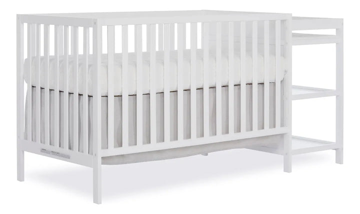 Cuna Convertible Y Cambiador Blanco Desmontable Jpma 1 Pulga