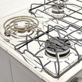 Estufa Romero Mixta Haceb 50 Cms Gas Propano Plata Negro Gas Envasado