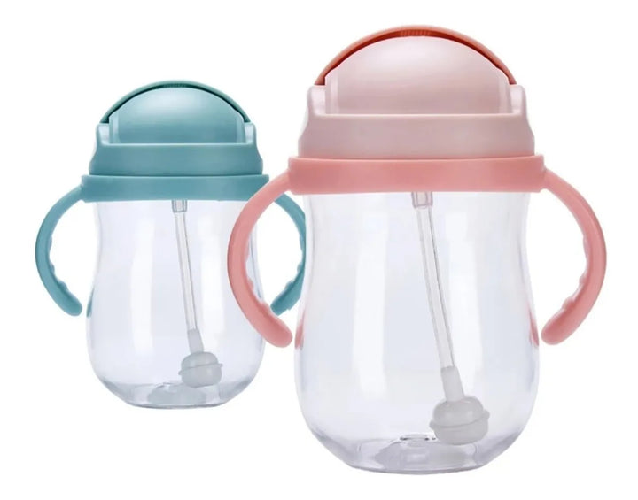 Vaso Pitillo Antiderrame Color Rosado