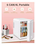 Nevera Para El Cuidado De La Piel Con Espejo Led Nv-4l Aleatorio