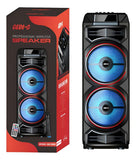 Torres De Sonido Gd-2885 Con Control Y Micrófono Negro