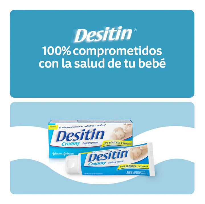 Crema Antipañalitis Desitin Creamy Aloe Y Vitamina E 57 G