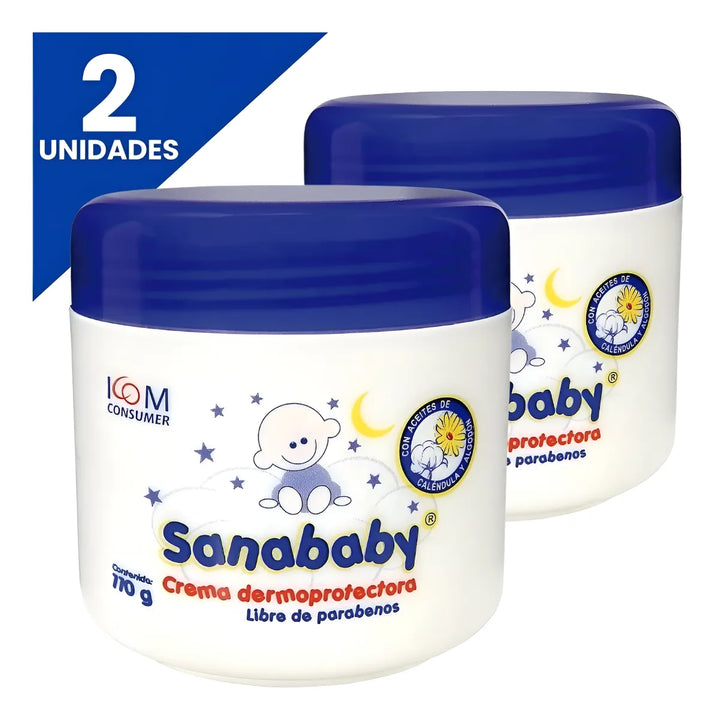 Crema Antipanalitis Sana Baby Icom 110g X 2 Unidades