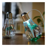 Humidificador Diseño De Bombillo De 400ml Difusor Aroma Led - Agua