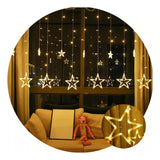 Instalación Luces Led Estrella Decoración Navideña Cálida Cálida