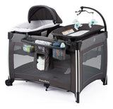 Cuna Portátil 4 En 1 Para Bebé Plegable De Viaje Gris