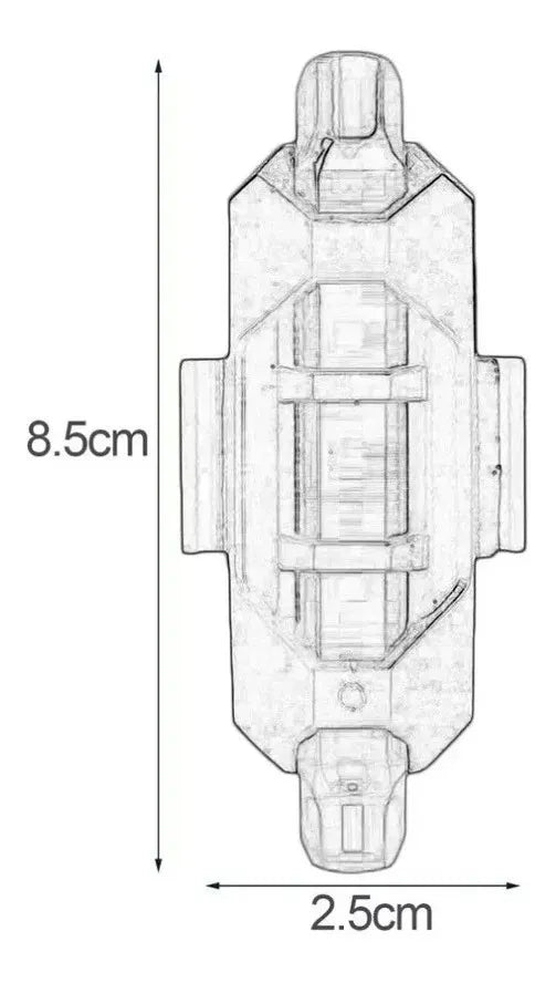 Luz Linterna Recargable Usb Led Bicicleta Delantera O Trasera