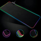 Mouse Pad Gamer 80x30cm Negro Antideslizante