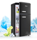 Mini Refrigerador 3.5 Pies Cúbicos Doble Puerta Negro