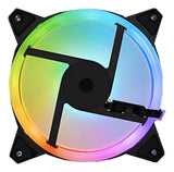 Ventilador Fan Cooler 120mm. Caja Pc Gamer / Luz Led Rainbow