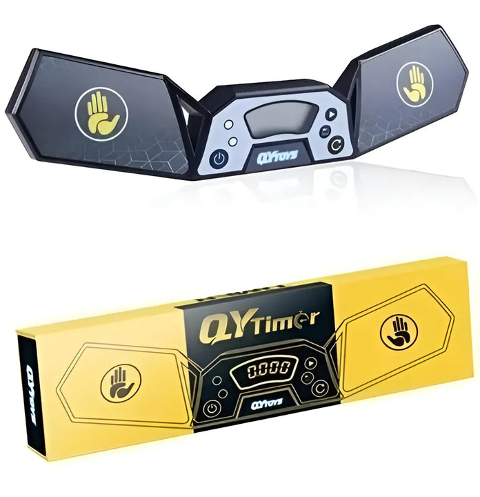 Cronómetro Profesional Qiyi Negro Para Cubo Rubik Compacto y Preciso