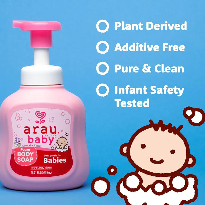 Arau Baby Jabon De Espuma Para Botellas, Sin Perfume (16.9 F