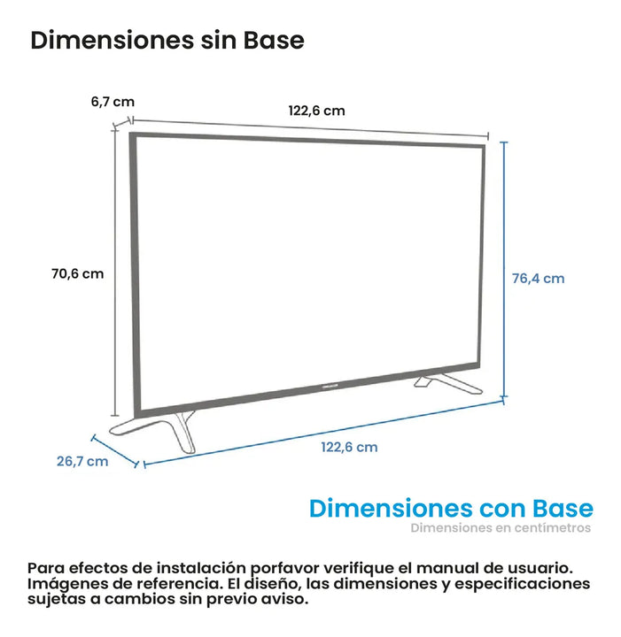 Televisor Smart 55 Pulgadas Android 55bo67 Challenger