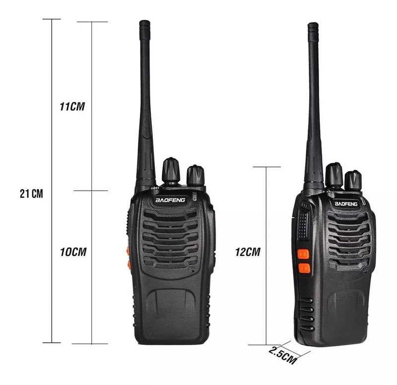 Walkie Talkie Intercomunicador Boquitoqui Kit X 2 Baofeng