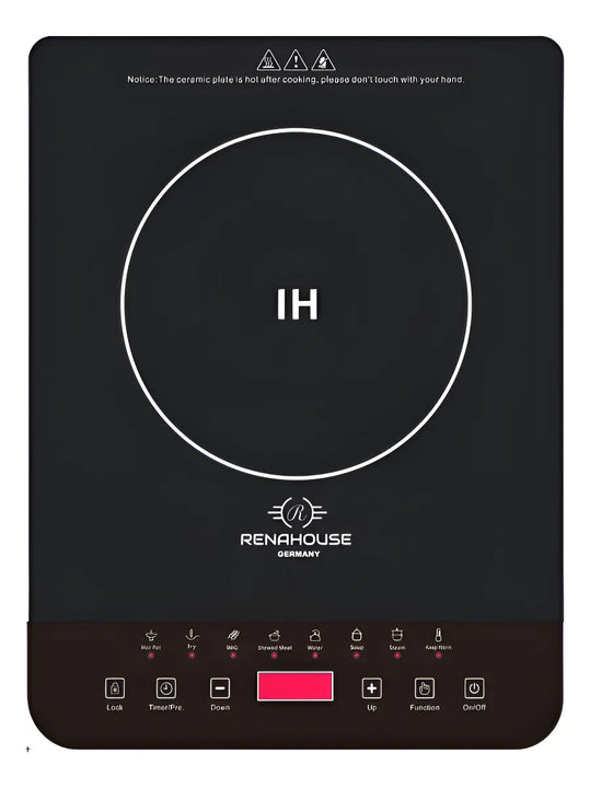 Estufa De Inducción 1 Puesto Universal Estufa Portatil Negro