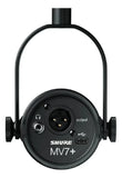 Micrófono Usb Mv7+-k Shure Color Negro