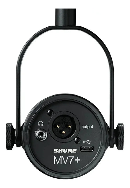 Micrófono Usb Mv7+-k Shure Color Negro