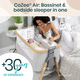 Moisés Air Para Bebé Plegable Con Colchón 0-6 Meses Plateado