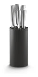 Juego De 5 Cuchillos + Soporte Élite Universal 19500 -negro