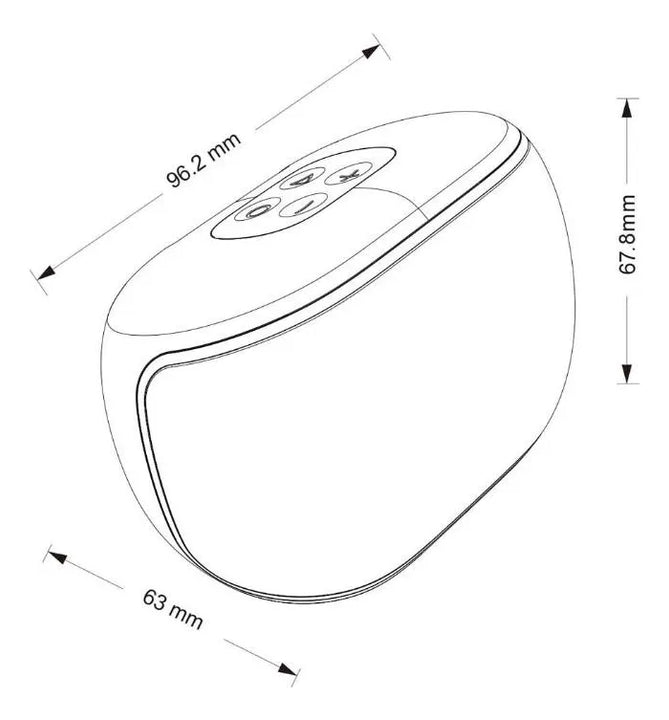 Parlante Mini Bluetooth Potente Y Liviano Kalley 4w Negro