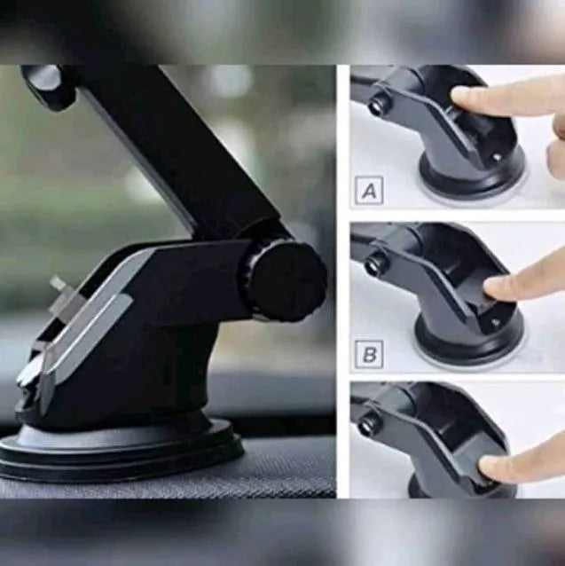 Soporte universal para celdas de coche, cierre automático, color negro