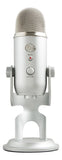 Micrófono Blue Yeti Condensador Omnidireccional color silverS